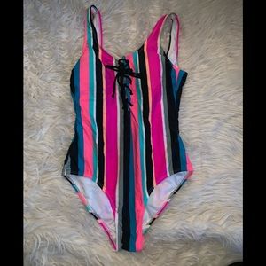 One piece cheeky swimsuit